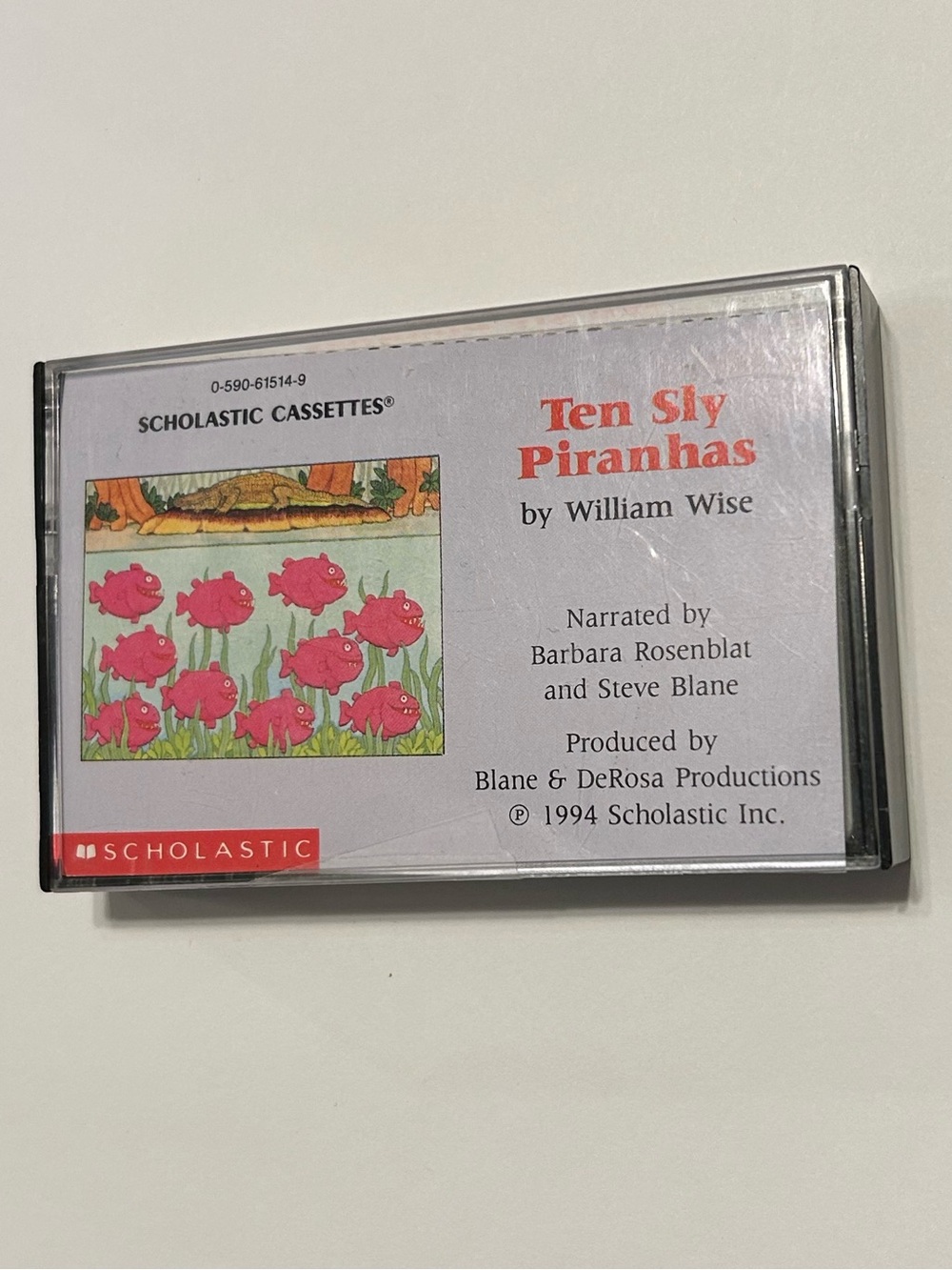 Scholastic Cassettes Ten Sly Piranhas